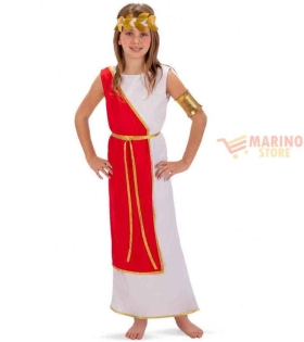 Costume Romana Bambina 10-11 Anni – Perfetto per Carnevale e Feste a Tema