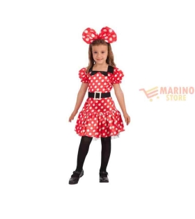 Costume topolina in busta c/g 4-5 anni