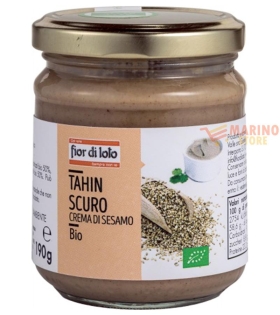 Crema di Sesamo Scura Bio 190g - Tahin Semintegrale Senza Glutine