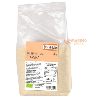 Farina di avena integrale g.500 biologico