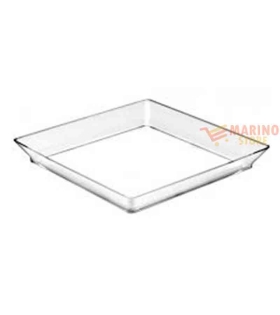 Finger food vassoio trasparente130x130mm 12 pz