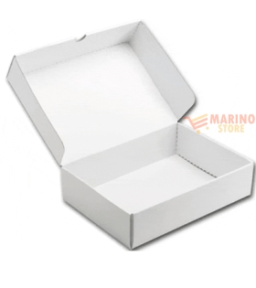 Scatola microonda cannoli/Pasticceria 17,5x12,5x6 colore bianco