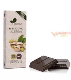 Tavoletta cioccolata di modica pistacchio g.100