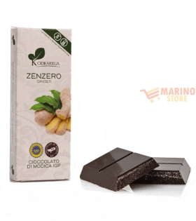 Tavoletta cioccolata di modica zenzero g.100