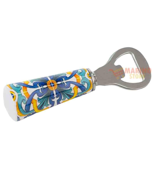 Immagine 2 di Bomboniera apribottiglie decoro Riviera 12 cm con astuccio - 1 pz