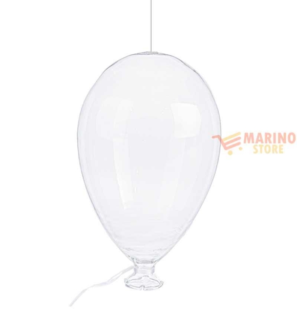 Immagine 0 di Bomboniera palloncino vetro appendino 12 x 20 cm