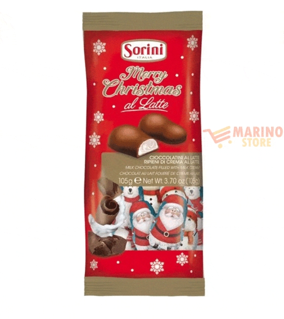 Immagine 0 di Busta merry christmas cioccolattini al latte g.105