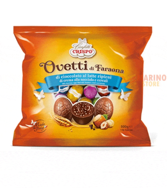 Immagine 0 di Busta ovetti crispo faraona crema nocciola e cereali busta g.500