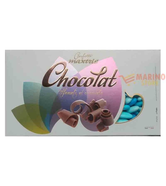 Immagine 0 di Confetti cioccolato fondente sfumato celeste 1 kg