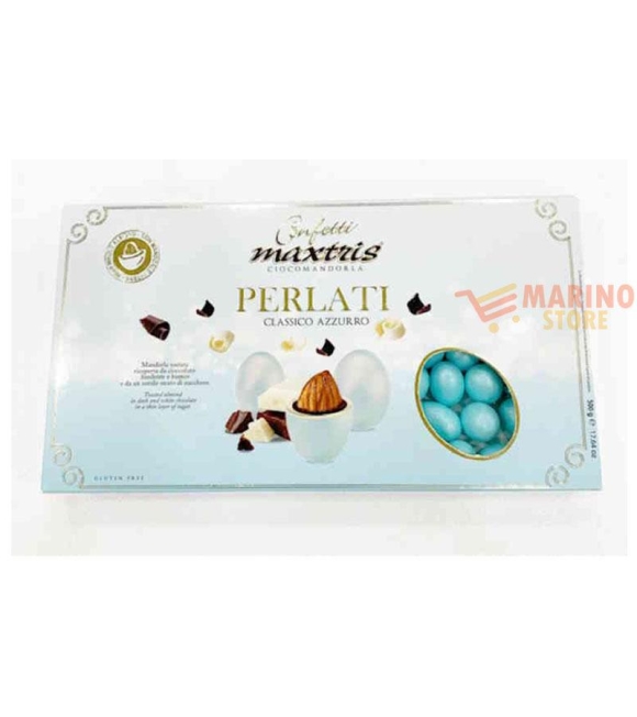 Immagine 0 di Confetti maxtris perlati azzurri 500 g