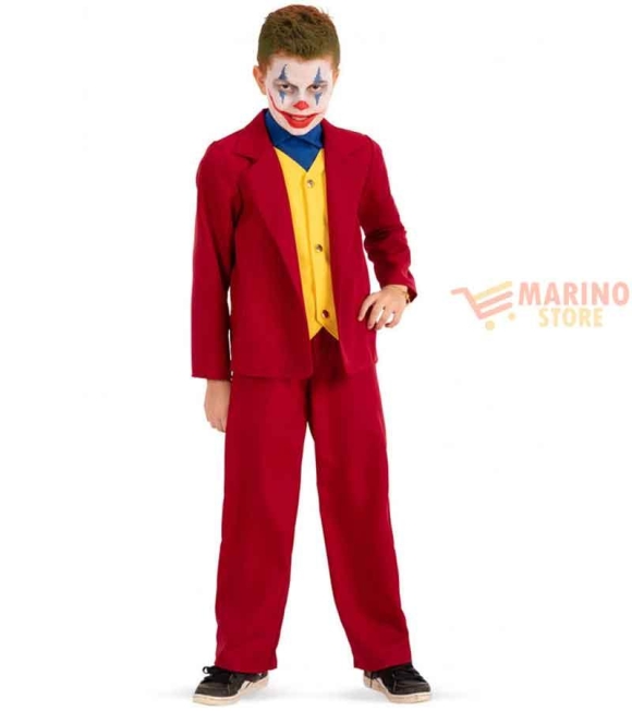 Immagine 0 di Costume bimbo crazy clown taglia VIII 12-13 anni