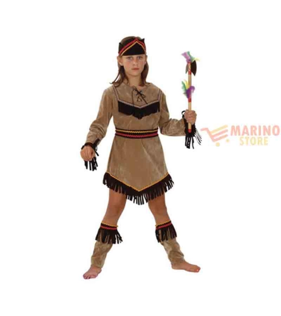 Immagine 0 di Costume carnevale bimba indiana mis. 4-6 anni