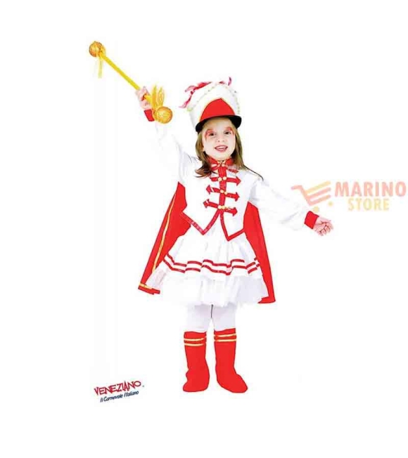 Immagine 0 di Costume carnevale majorette baby 3 anni