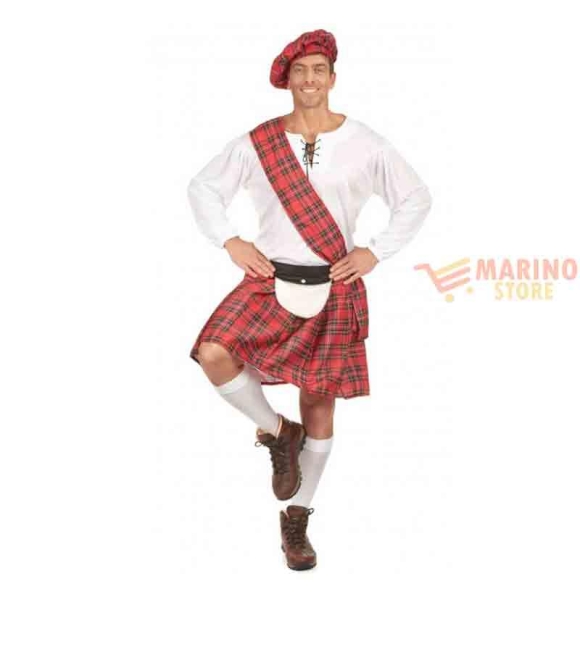 Immagine 0 di Costume carnevale Uomo w/garm.bag scotsman 50-52