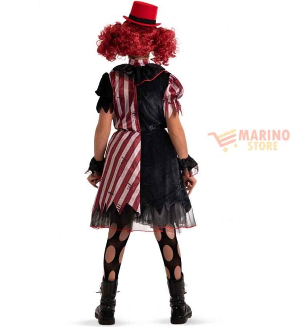 Immagine 1 di Costume Clown Horror 8-9 Anni in Busta con Gancio – Perfetto per Halloween e Feste a Tema