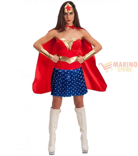 Immagine 0 di Costume Super Woman Taglia Unica (M-L) – Potere e Stile in un Solo Look!