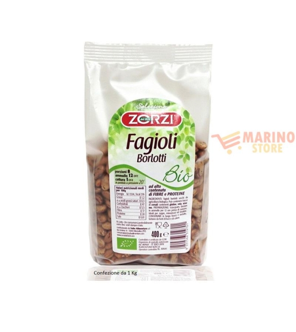 Immagine 0 di Fagioli Borlotti Biologici Italiani 1 Kg