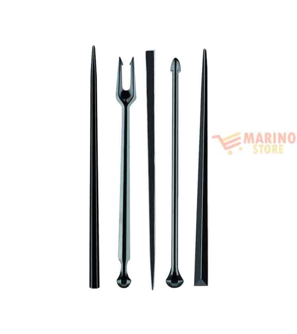 Immagine 0 di Finger food bastoncini assortiti snack 90mm 400 pz nero