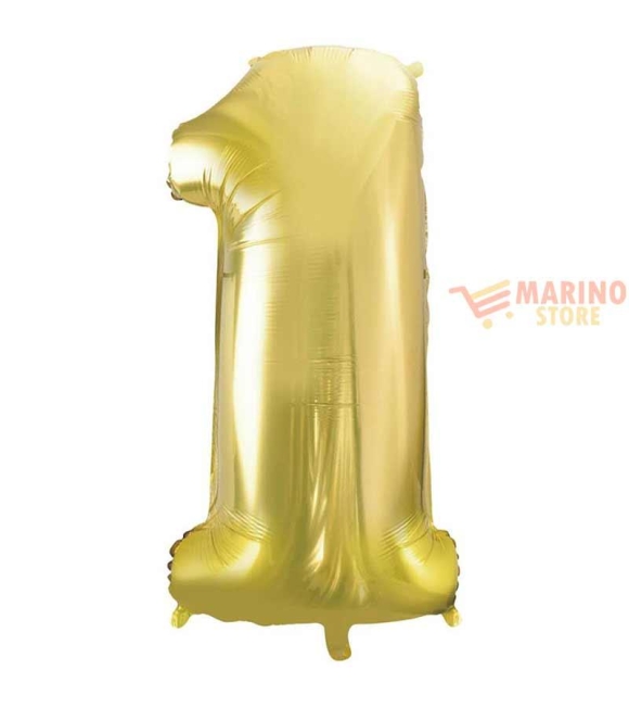 Immagine 0 di Palloncino Champagne Mega numerone 1 in mylar da 101 cm - 40