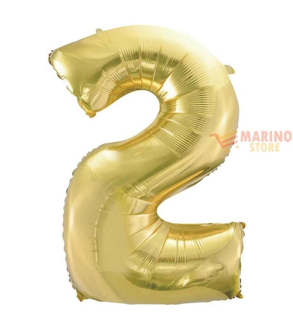 Immagine 0 di Palloncino Champagne Mega numerone 2 in mylar da 101 cm - 40