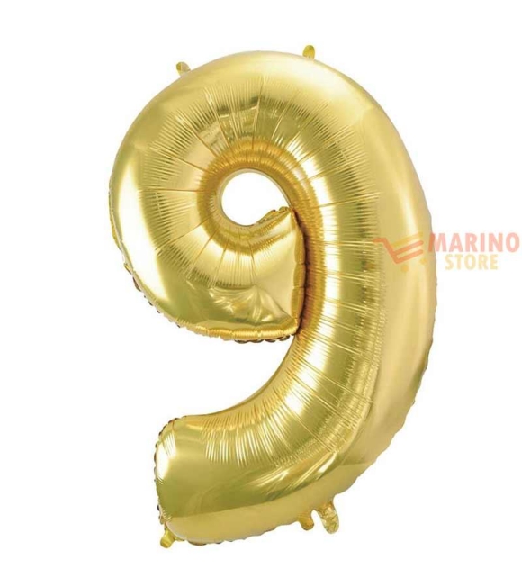 Immagine 0 di Palloncino Champagne Mega numerone 9 in mylar da 101 cm - 40