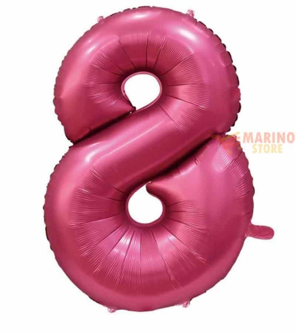 Immagine 0 di Palloncino Satin Velvet Pomogranate Mega numerone 8 in mylar da 101 cm - 40