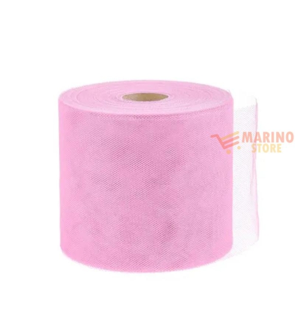 Immagine 0 di Rotolo Tulle Colore Rosa 100 x 12,5 m