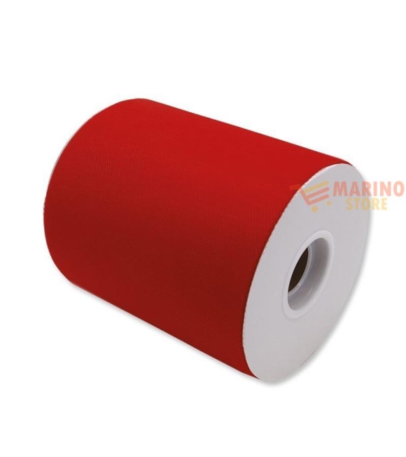 Immagine 0 di Rotolo Tulle Colore Rosso 100 x 12,5 m