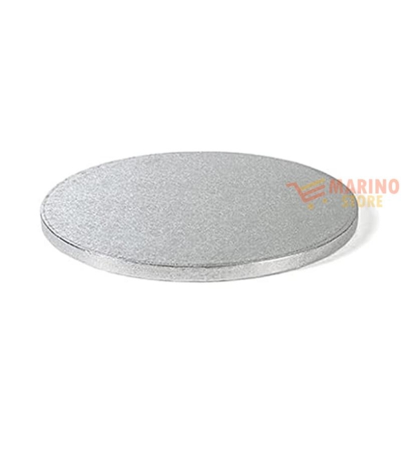 Immagine 0 di Sottotorta Cartone Argento Tondo 25X1,2 cm