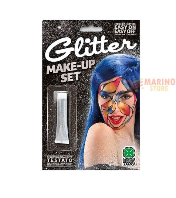 Immagine 0 di Tubetto gel c/glitter argento ml. 20 ca.