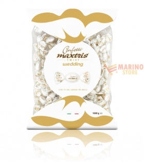 Confetti  Ciocomandorla Bianco Maxtris Twist Confezionati Singolarmente