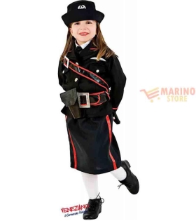 Costume carnevale carabiniere bimba 6a