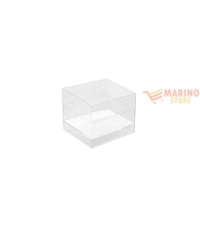 Finger food coppetta cubo 60cc 15 pz trasparente