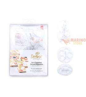 Set Imprimi decora marcatore Papavero 7 pezzi