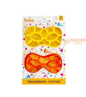 Tagliapasta forma di maschera di carnevale set 2 da 2 pezzi